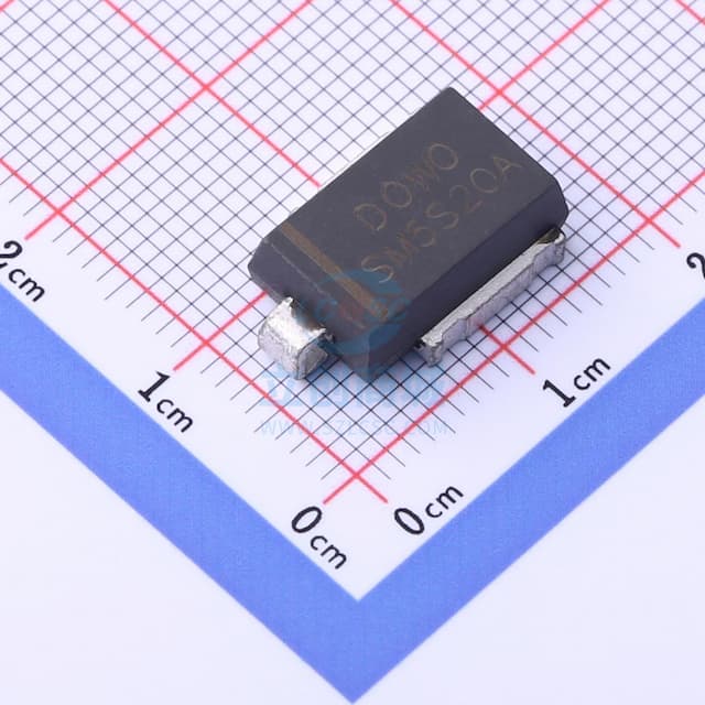 单向TVS 20V截止 峰值脉冲电流：111A@10/1000us实物图