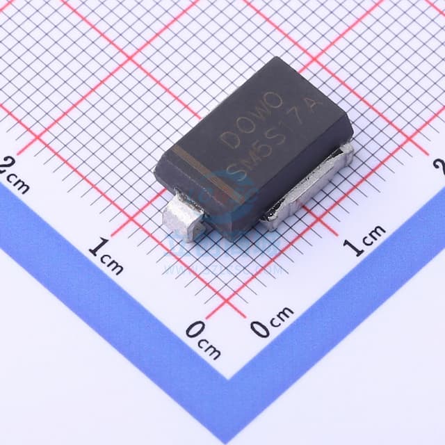 单向TVS 17V截止实物图