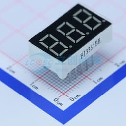 3位0.36英寸红色数码管 共阳极 【LE】缩略图