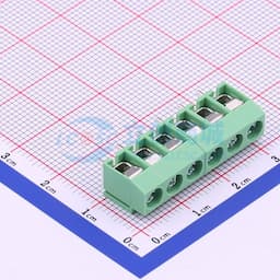 5mm 1x6P 排数:1 每排P数:6 直插 【插件】缩略图