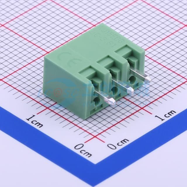 1x3P 3.81mm 排数:1 每排P数:3 【插拔】实物图