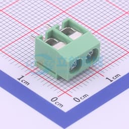 5mm 1x2P 排数:1 每排P数:2 直插 【螺钉】缩略图