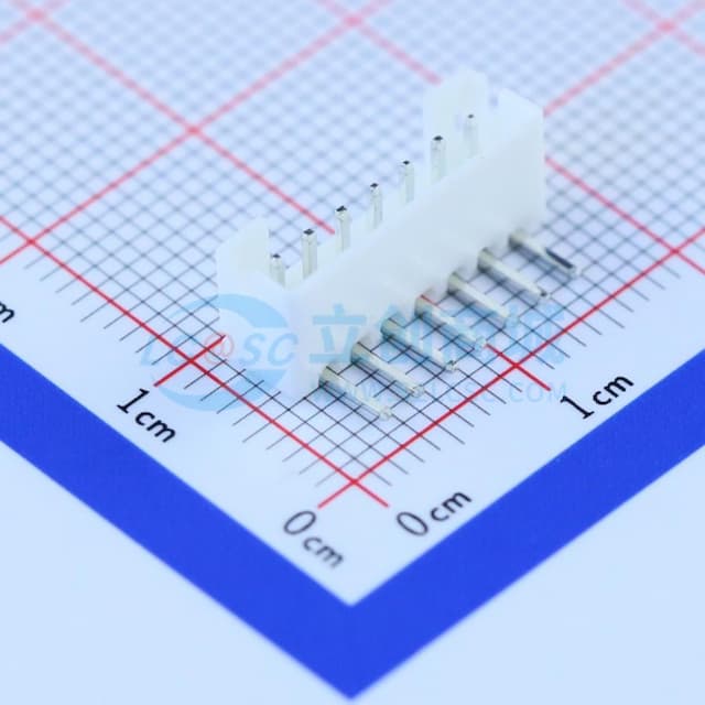 1x7P 间距:2mm 弯插 系列:PH 【插件】实物图