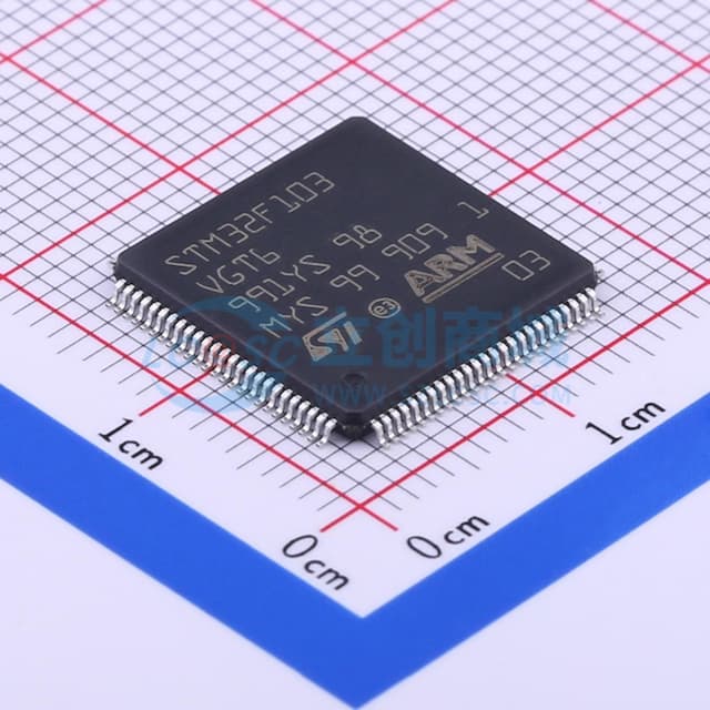 主流增强型ARM Cortex-M3 MCU，具有1 MB Flash、72 MHz CPU、电机控制、USB和CAN实物图