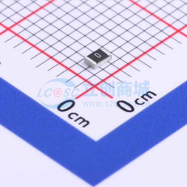 0Ω ±1% 125mW 厚膜电阻实物图