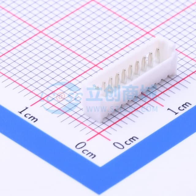 1x10P 间距:1.25mm 弯插 系列:PicoBlade(MX 1.25) 【插件】实物图