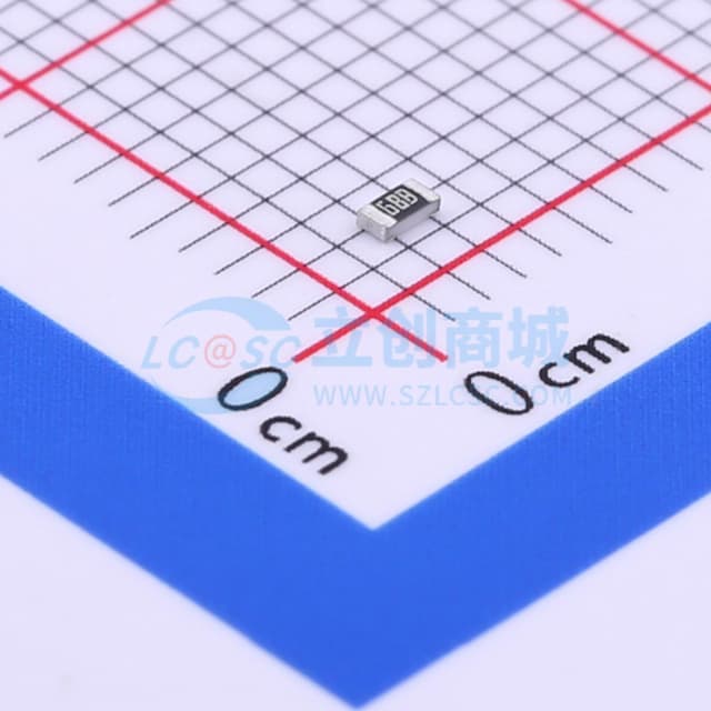 4.99kΩ ±1% 100mW 厚膜电阻实物图
