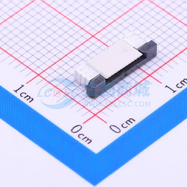 间距:0.5mm P数:12P 抽屉式 上接实物图