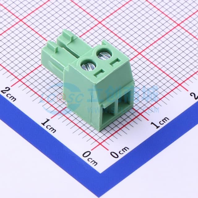【焊接辅料】1x2P 3.81mm 排数:1 每排P数:2实物图