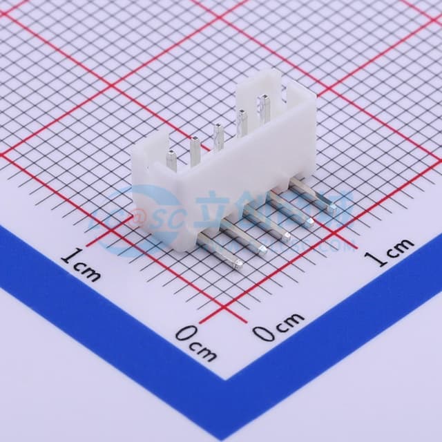 1x5P 间距:2mm 弯插 系列:PH 【插件】实物图