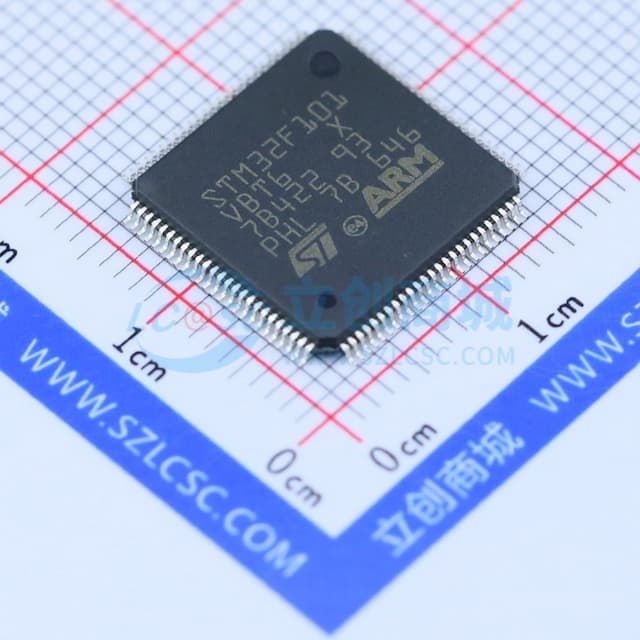 主流基本型系列ARM Cortex-M3 MCU，具有128 KB Flash和36 MHz CPU实物图