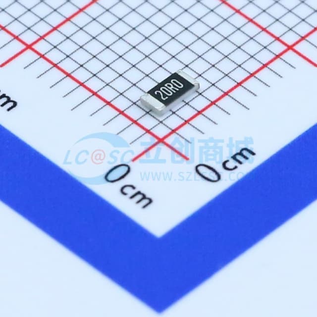 20Ω ±1% 250mW 厚膜电阻实物图