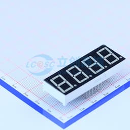 4位0.56英寸红色数码管 共阳极 【插件】缩略图