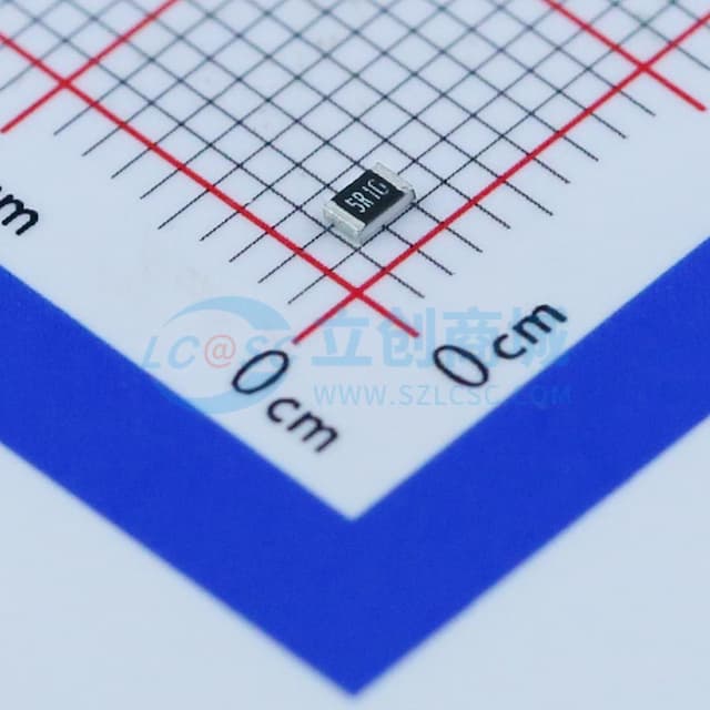 5.1Ω ±1% 125mW 厚膜电阻实物图