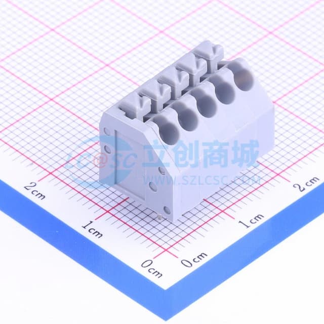3.5mm 每排P数:5 排数:1【弹簧】实物图