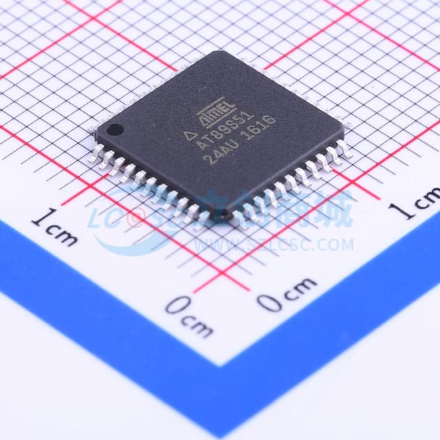 8位带有4K字节系统内可编程闪存的微控制器实物图