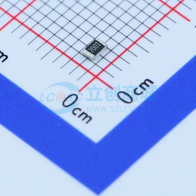 200kΩ ±1% 125mW 厚膜电阻实物图