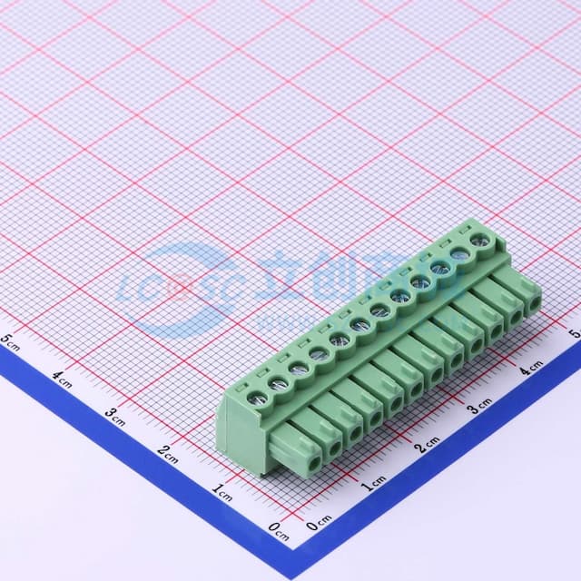 【焊接辅料】1x12P 3.81mm 排数:1 每排P数:12实物图