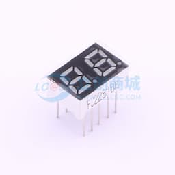 2位0.28英寸红色数码管 共阳极 【LE】缩略图