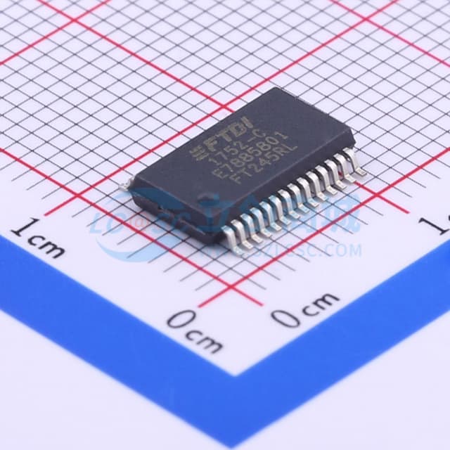 USB到并行FIFO接口 FT245R USB FIFO IC 版本2.12实物图