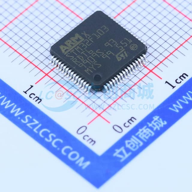 主流增强型ARM Cortex-M3 MCU，具有384 KB Flash、72 MHz CPU、电机控制、USB和CAN实物图