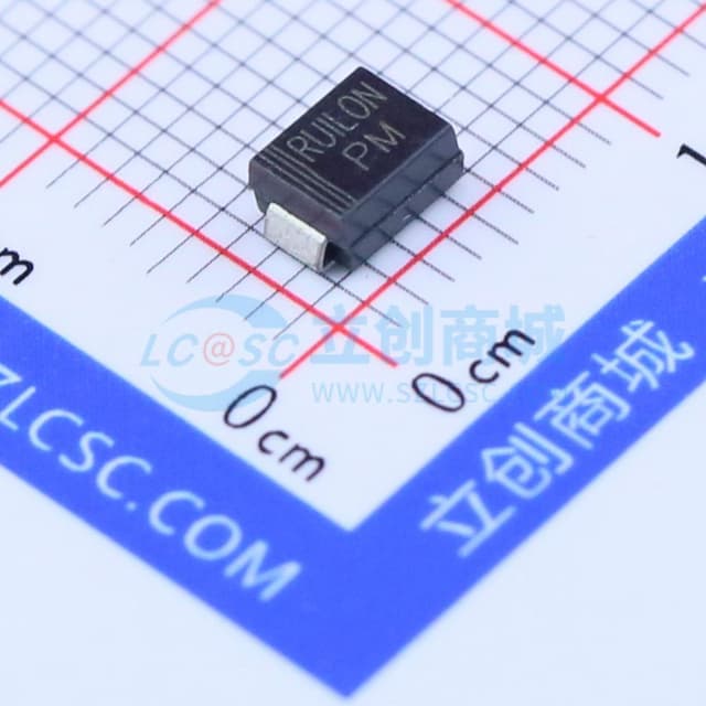 单向TVS 150V截止 峰值浪涌电流：2.5A实物图