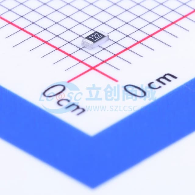 1.2kΩ ±1% 100mW 厚膜电阻实物图
