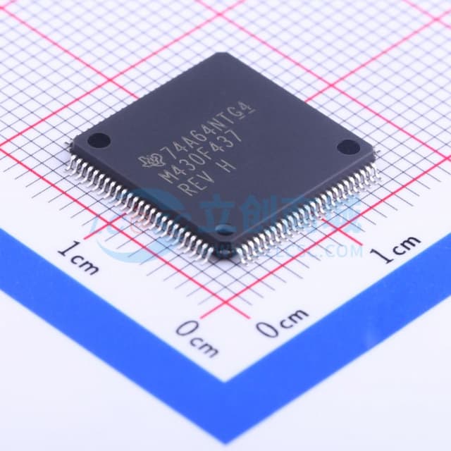 具有 32KB 闪存、1KB SRAM、12 位 ADC、比较器、SPI/UART 和 160 段 LCD 的 8MHz MCU实物图