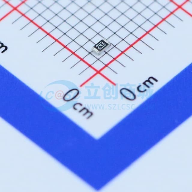 24kΩ ±1% 100mW 厚膜电阻实物图