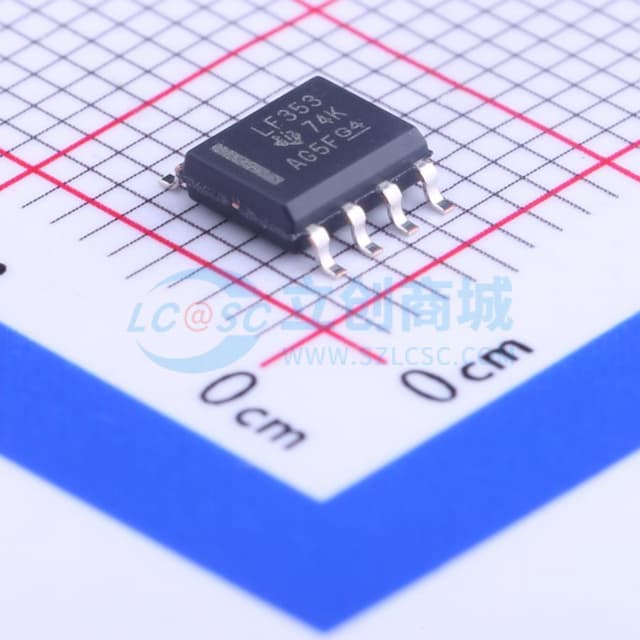 LF353 宽带JFET输入双运算放大器实物图