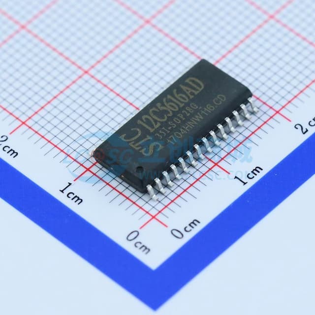 1T 8051单片机，4路PWM/PCA，8路10位A/D转换实物图