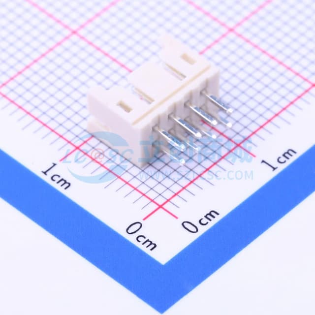 2x4P 间距:2mm 直插 系列:PHD 【插件】实物图