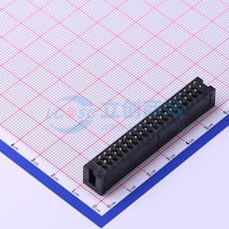 2.54mm 2x20P 排数:2 每排P数:20 【ID】缩略图