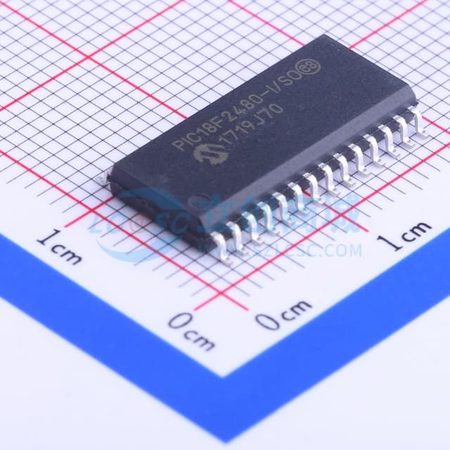 采用ECAN技术、10位A/D和微功耗技术的28/40/44引脚增强型闪存微控制器实物图