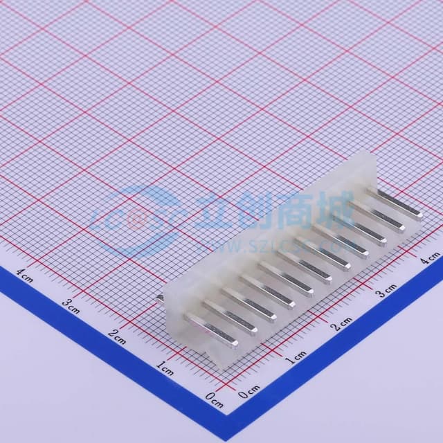 1x11P 间距:3.96mm 直插 系列:CH 【插件】实物图