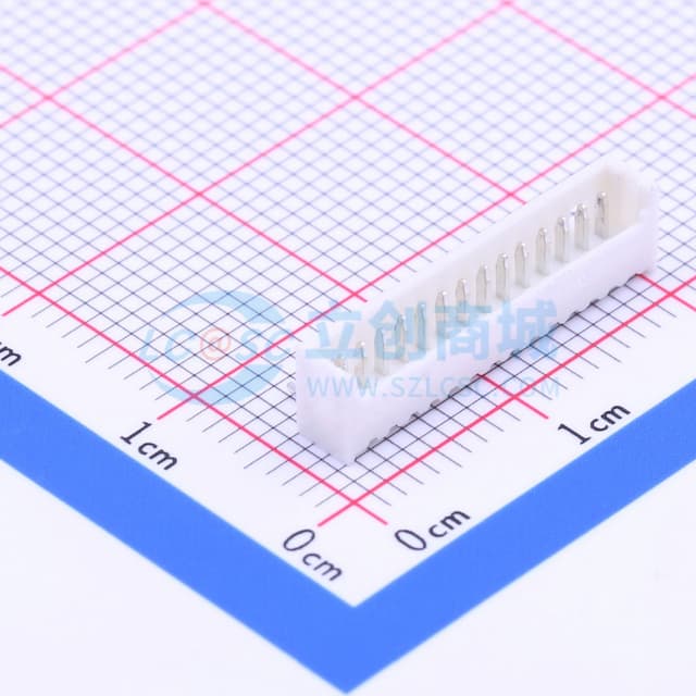 1x14P 间距:1.25mm 弯插 系列:PicoBlade(MX 1.25) 【插件】实物图