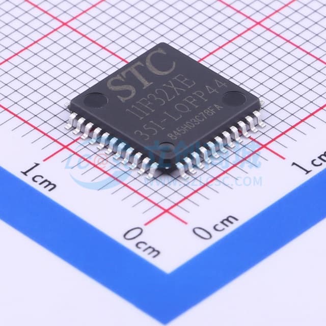 STC11F32XE-35I-LQFP44实物图