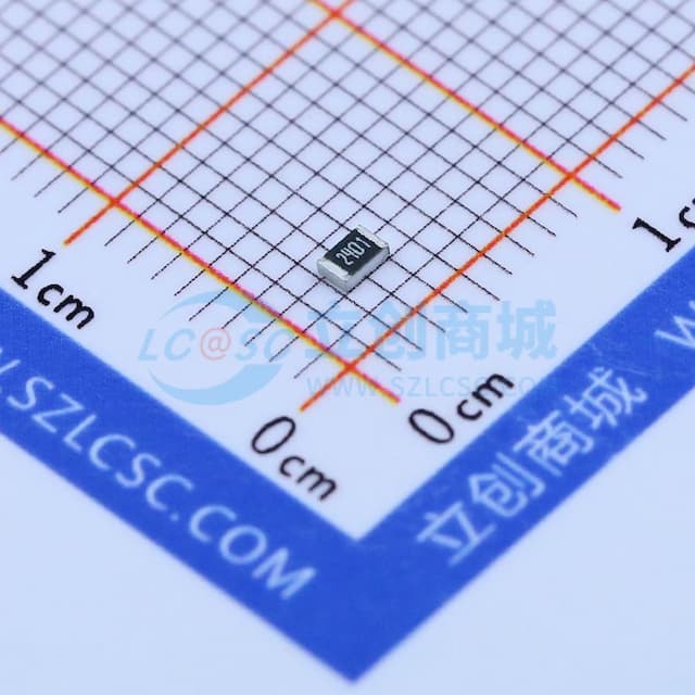 2.4kΩ ±1% 125mW 厚膜电阻实物图