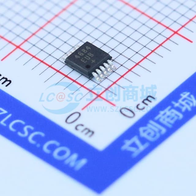 0.5Ω/0.8Ω、低电压、双路SPDT模拟开关，UCSP封装实物图