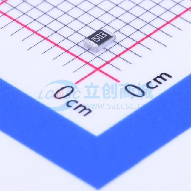 150kΩ ±1% 125mW 厚膜电阻实物图