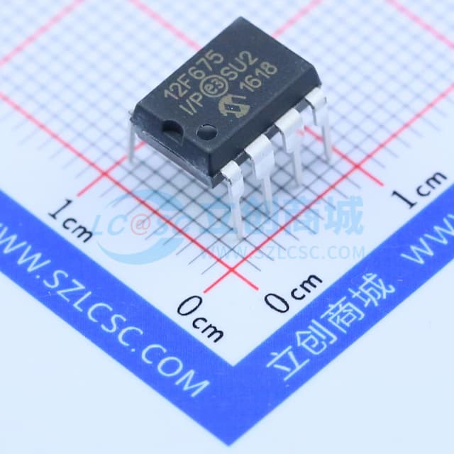 8引脚，基于闪存的8位CMOS微控制器【插件】实物图