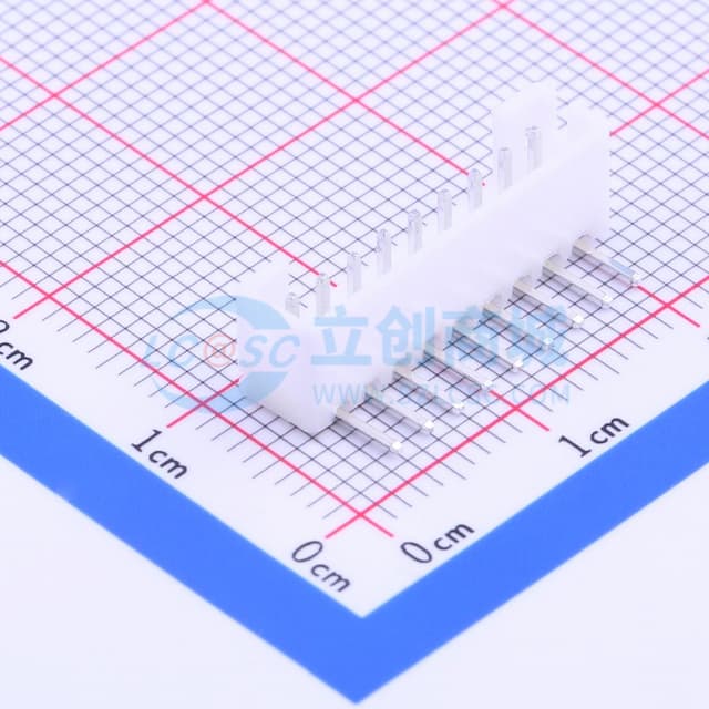 1x9P 间距:2mm 弯插 系列:PH 【插件】实物图