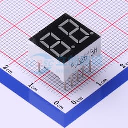 2位0.36英寸红色数码管 共阳极 【插件】缩略图