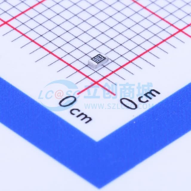 68kΩ ±1% 100mW 厚膜电阻实物图