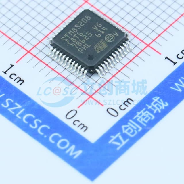 主流增强型8位MCU，具有64 KB Flash、24 MHz CPU和集成EEPROM实物图
