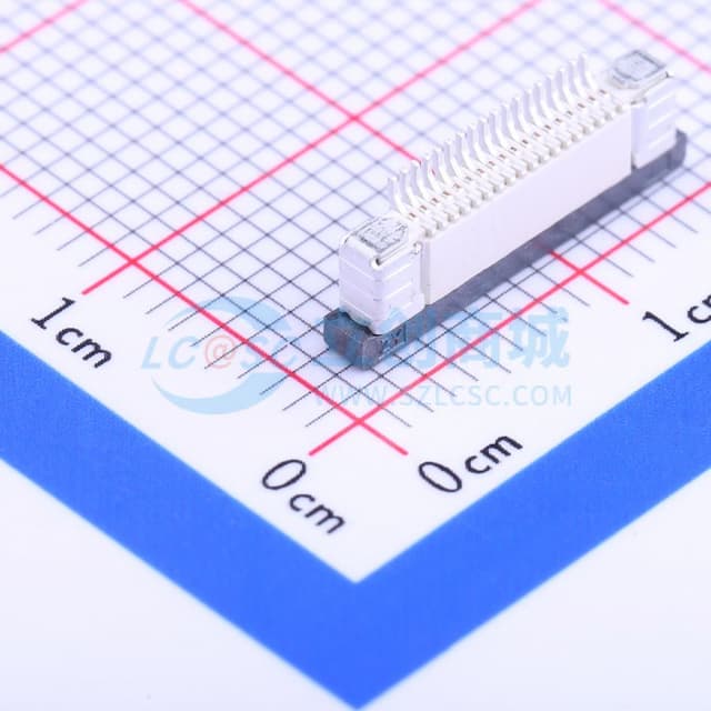 间距:0.5mm P数:18P 抽屉式 下接实物图