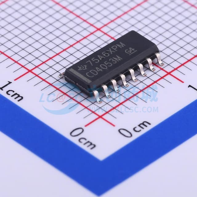 CD4053B CMOS模拟多路复用器/解复用器实物图