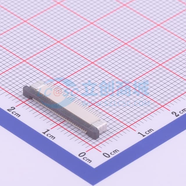 间距:0.5mm P数:30P 抽屉式 上接实物图