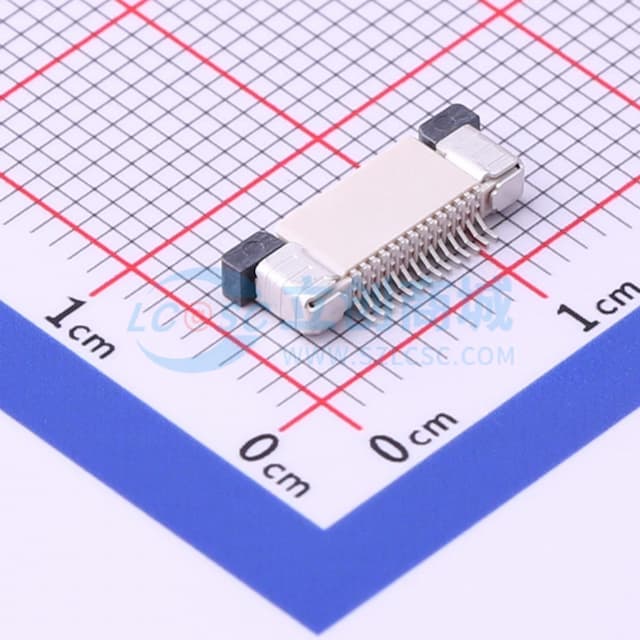 间距:0.5mm P数:14P 抽屉式 上接实物图