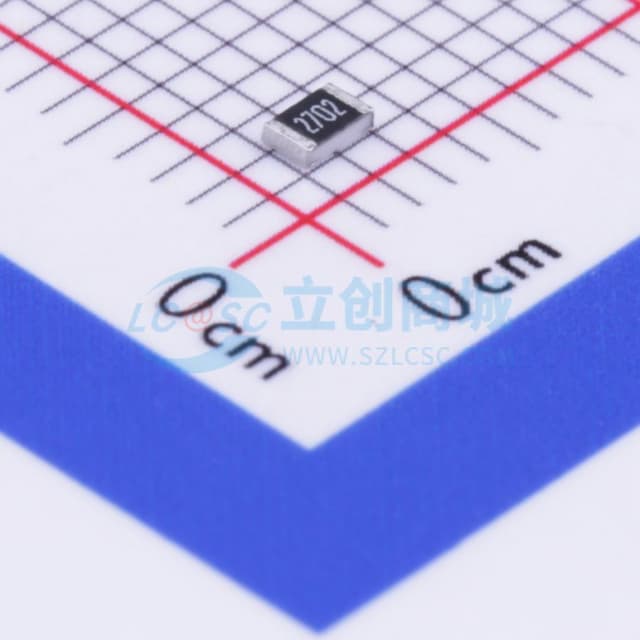 27kΩ ±1% 125mW 厚膜电阻实物图